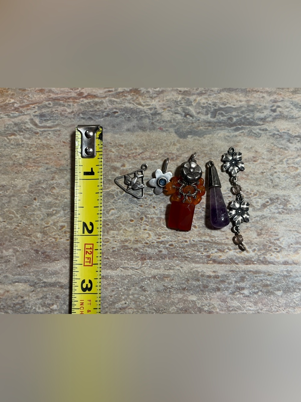 (5) Sterling Silver Charms/Pendants - Picture 6 of 13